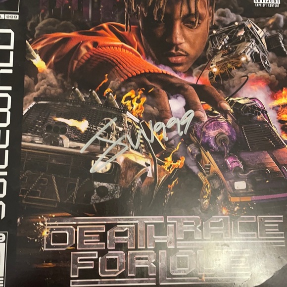 Other - Juice wrld signed death race for love record